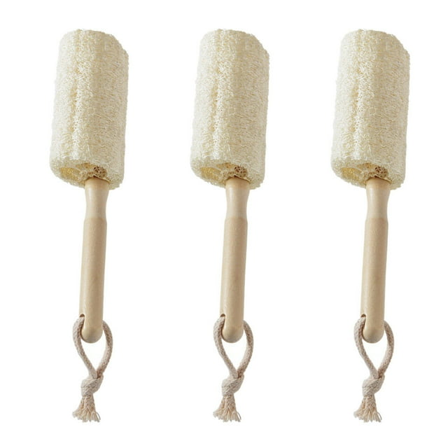 3 Long Handle Bottle Brushes for Cleaning Cups with Assorted Colors and Set of 3