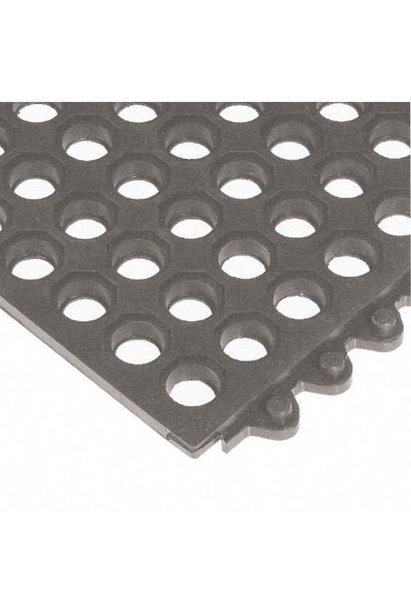 Interlock Drainage Mat,Black,3 ft.x3 ft. 572