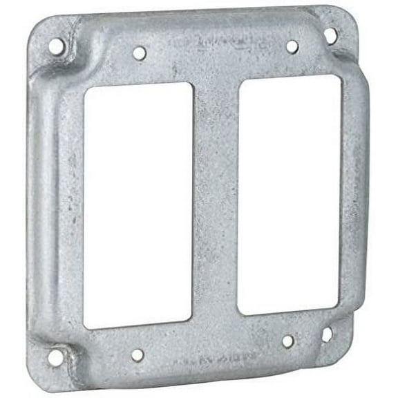 3 Lot Hubbell-Raco 809C 4" 2 Gfi Receptacle Cover