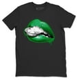 thumbnail image 1 of 3 Lucky Green Design Printed Lips Coin Sneaker Matching T-Shirt, 1 of 5