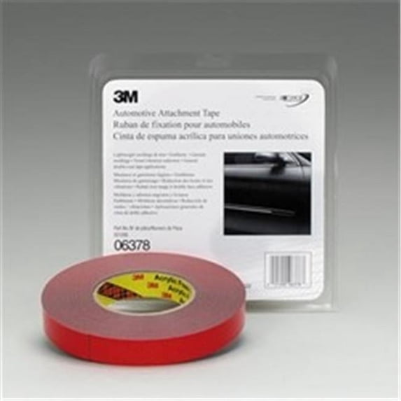 3-M Company 06378 7/8 in. x 20 yd. Gray Automotive Attachment Tape