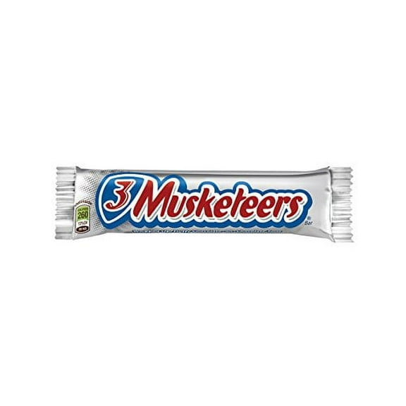 3 MUSKETEERS Chocolate Singles Size Candy Bars 1.92-Ounce Bar 36-Count Box