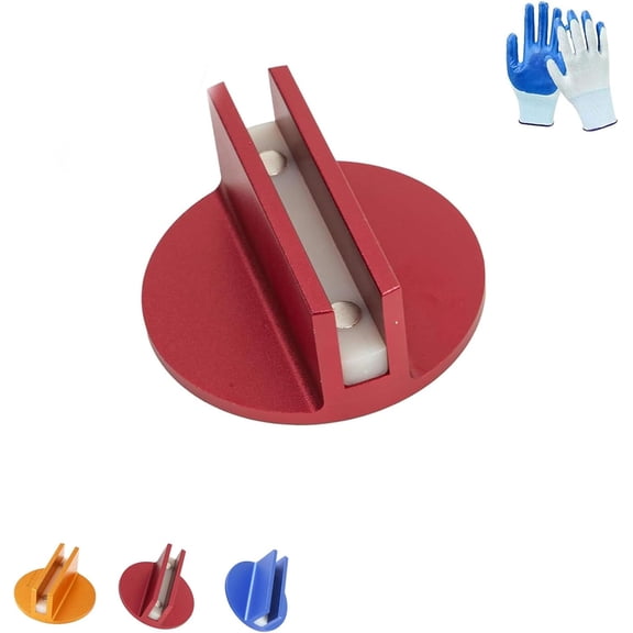 3” Magnetic Jack Pad Pinch Weld Adapter, Large Slotted Universal Magnetic Jack Pad Weld Frame Rail Adapter for Most Model Cars