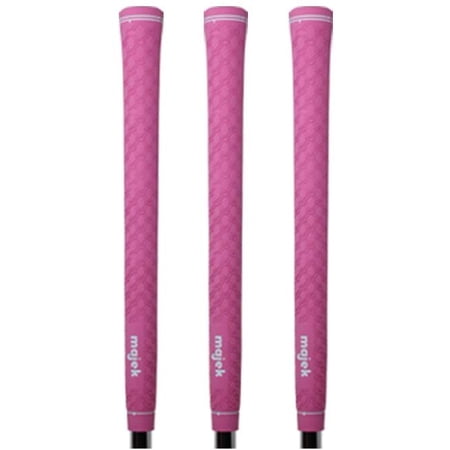 3 Majek Ladies Tour Pro Pink Undersize Golf Grips