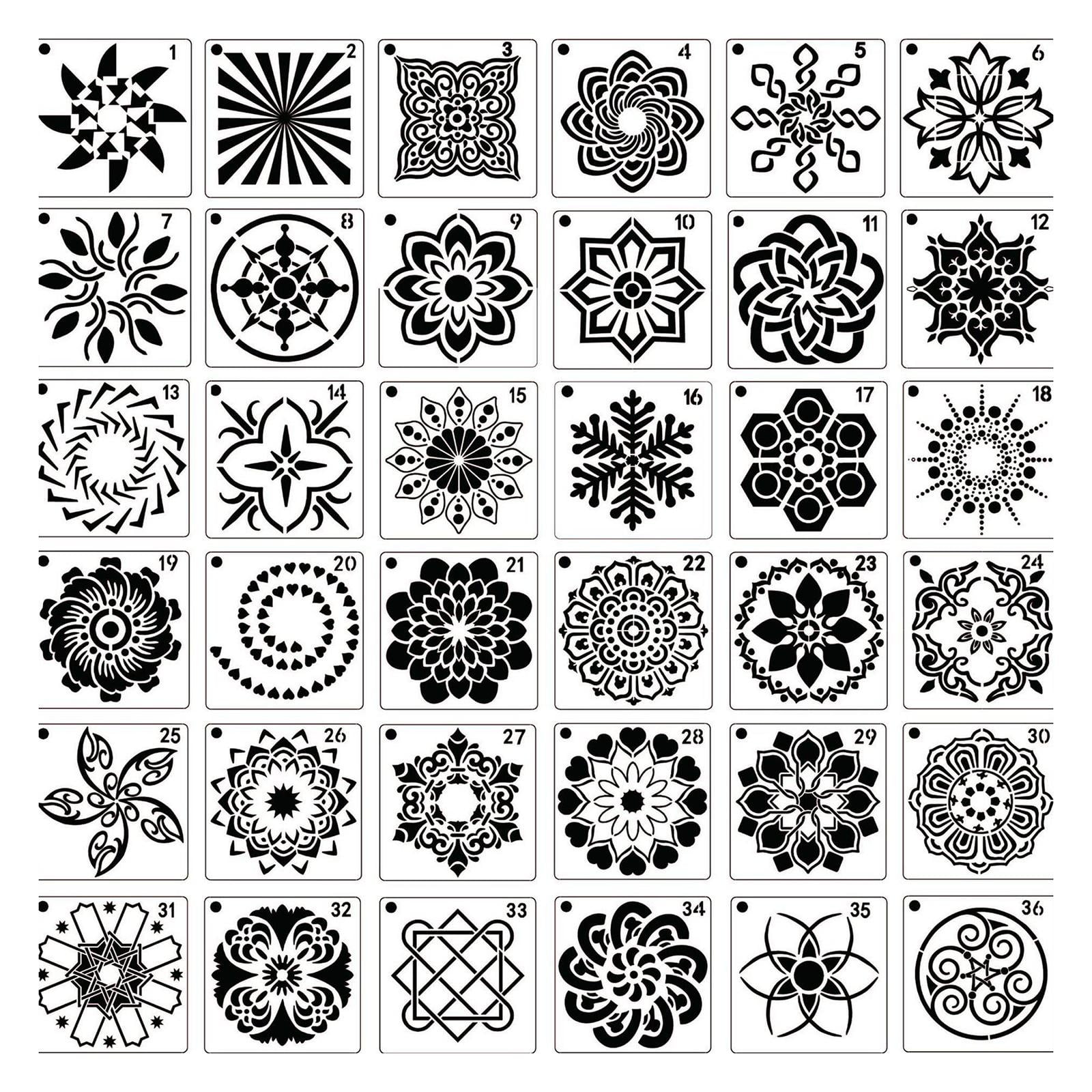 3-mandala-stencils-dot-painting-templates-reusable-mandala-drawing-stencils-rock-furniture-art-projects-3-5x3-5-inch-walmart-com