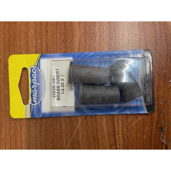3 Marpac 1/4"-20 x 1" Long Well Nuts Bronze Brass-Rubber 7-5565