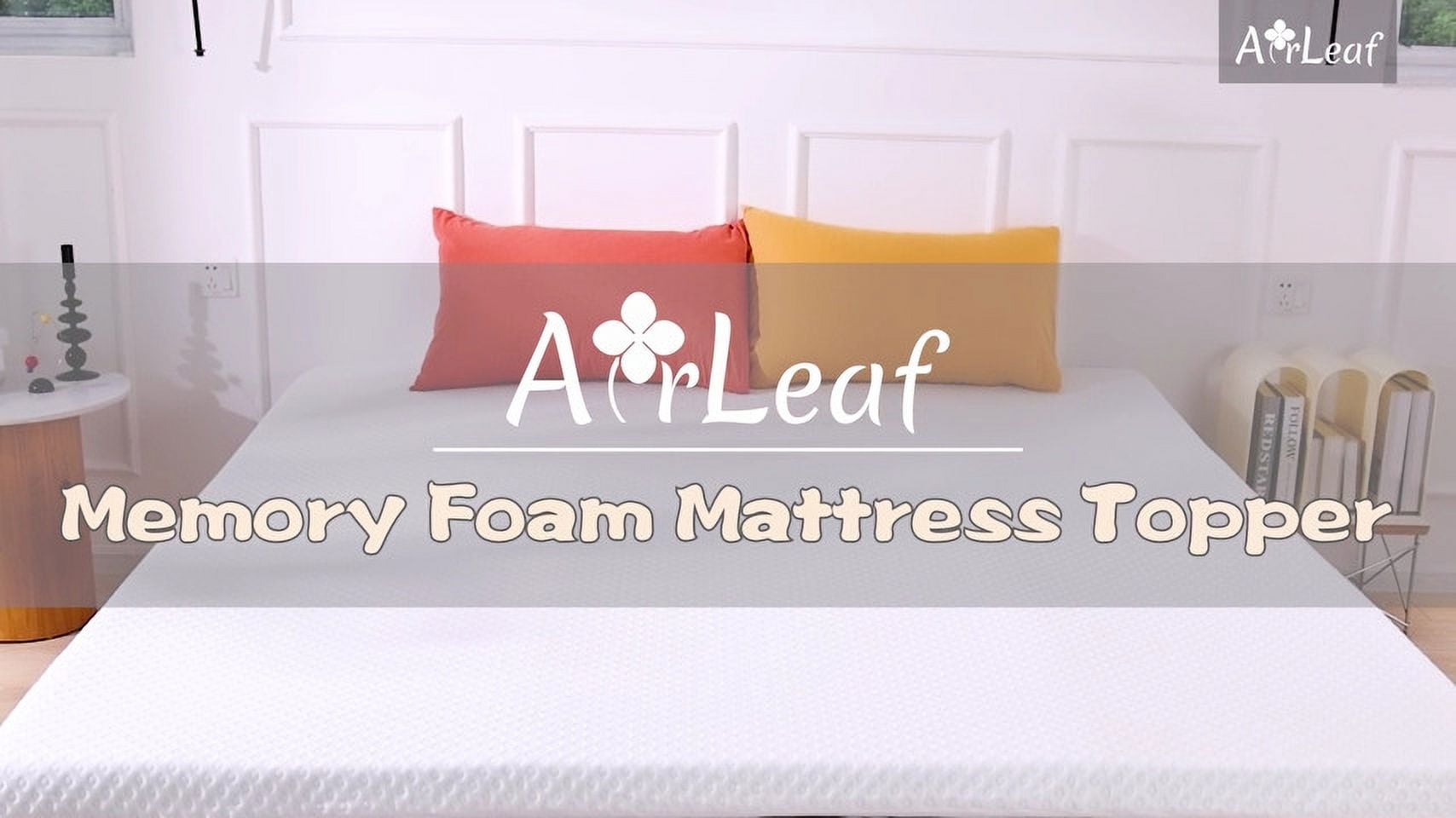 3'' Mattress Topper Queen Size Bed Gel Memory Foam, Pressure Relief