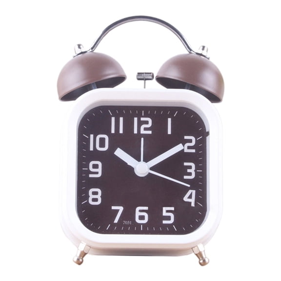 3'' Mechanical Alarm Clock Accurate Timekeeping Student Clock Loud Sound