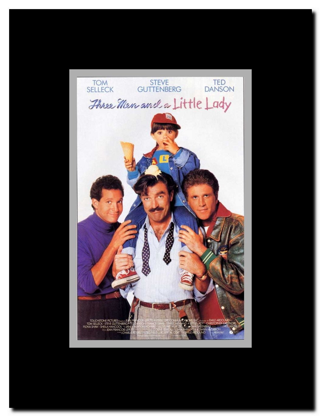 3 Men and a Little Lady Framed Movie Poster