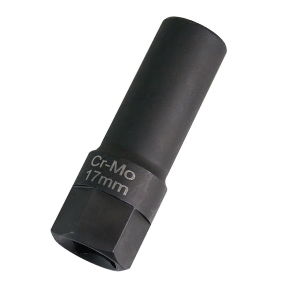3. Metal 17mm 7-Angle Spanner Converter Socket Wrench Adapter 1/2in Square for Tire Nut Removal