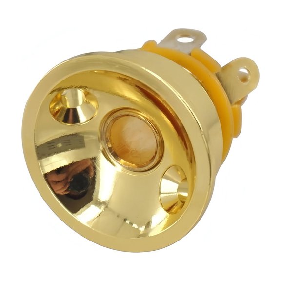 3. Metal Guitar Jacks Connector Single Channel Socket Plug for Electric Bass and Guitar Instruments