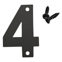 3 In Metal House Numbers with Screws, House Address Letters and Numbers for Outside Signs, Metal Letters Door Numbers Signage, Garden Door Mailbox Decor Number for Home Office(E)