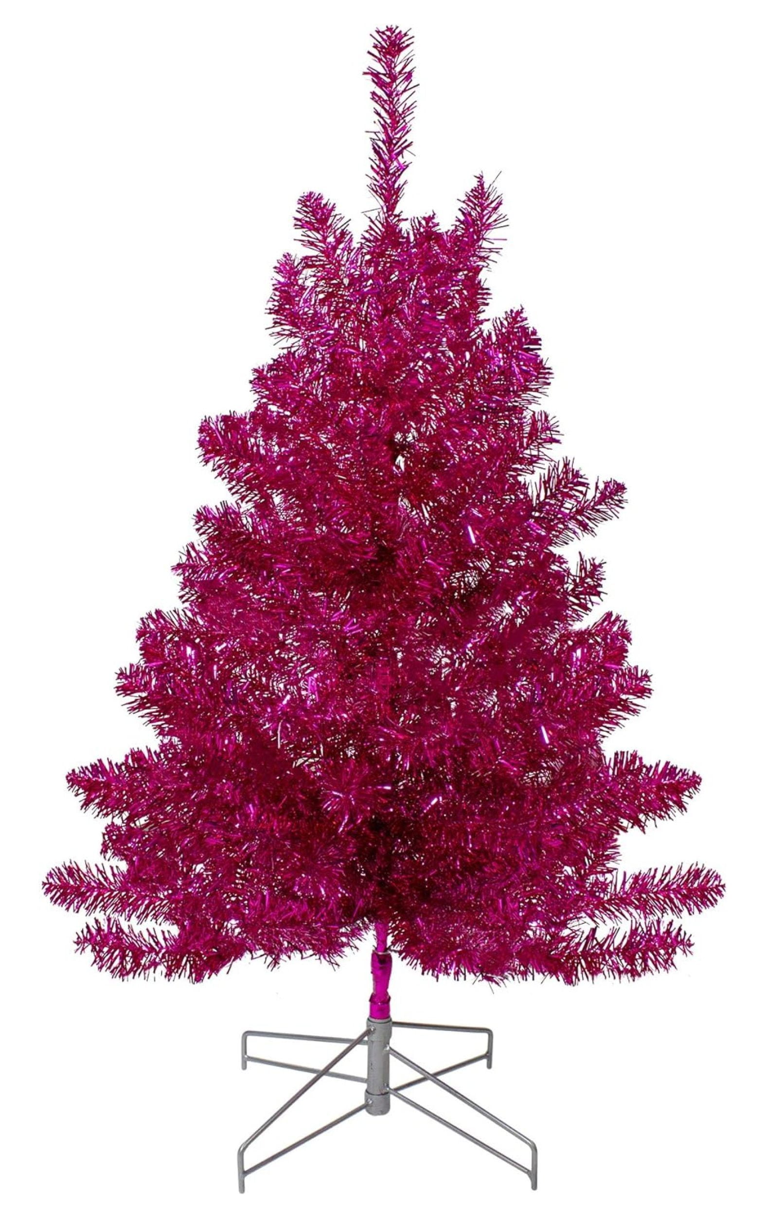 3' Metallic Tinsel Artificial Christmas Tree Unlit