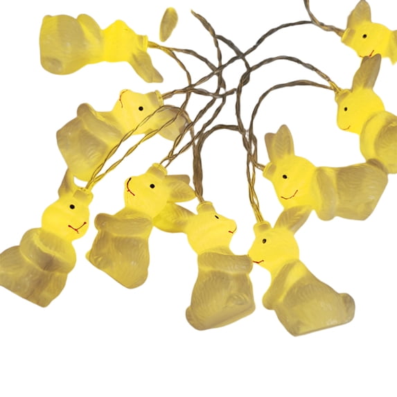 3-Meter Easter Rabbit Carrot LED String Lights, Mini Scene Decoration Fairy Lights for Creating Cozy Ambient Lighting, Indoor and Outdoor Party Decor for Festive Celebrations