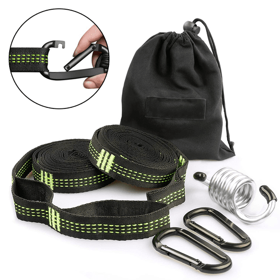 3 Meters Polyester Hammock Attachment Set with 16 Loops 500kg Load Capacity