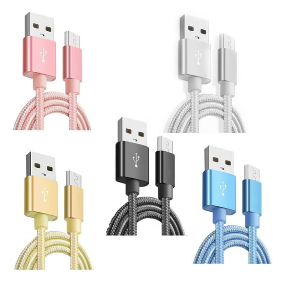 3 Meters Universal Data Cable Replacement for Android Smartphones Phone Charge Wire Cord Line (2 Pack