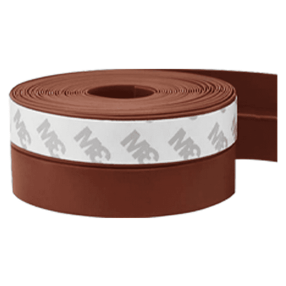 3 Meters Weather Stripping, Silicone Door Seal Strip Door, Window, (Width 25Mm，35Mm，45Mm) - Brown