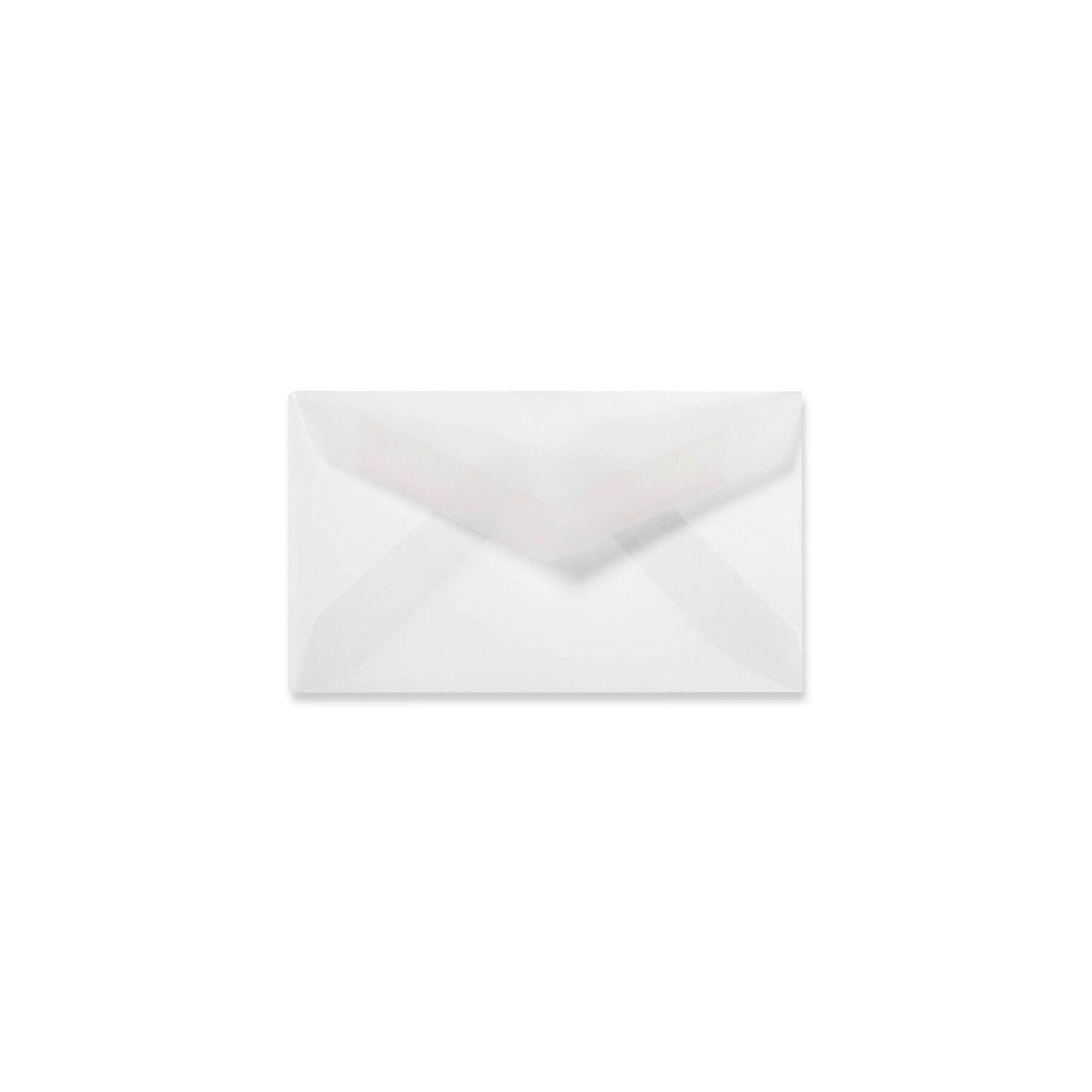 3 Mini Envelopes (2 1/8 x 3 5/8) Clear Translucent (50 Qty.)