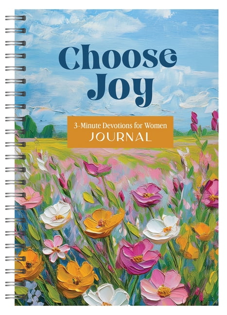 3-Minute Devotions Choose Joy: 3-Minute Devotions for Women Journal, (Spiral-Bound)