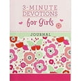 thumbnail image 1 of Pre-Owned 3-Minute Devotions for Girls Journal (Spiral-Bound) 9781683224426, 1 of 1