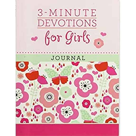 Pre-Owned 3-Minute Devotions for Girls Journal (Spiral-Bound) 9781683224426
