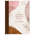 thumbnail image 1 of Pre-Owned 3-Minute Devotions for Women KJV Bible [Rose & Copper Florets] (Hardcover) by Compiled by Barbour Staff, 1 of 1
