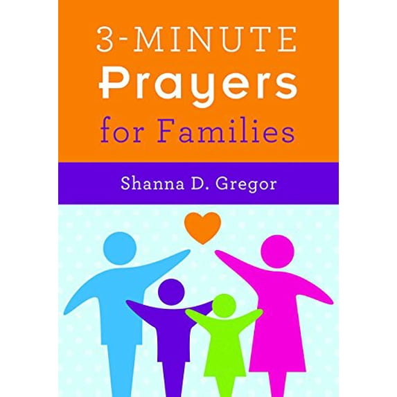 Pre-Owned 3-Minute Prayers for Families by Shanna D. Gregor Paperback English (Religion)