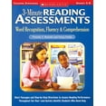 thumbnail image 1 of 3-Minute Reading Assessments Prehension: Word Recognition, Fluency, & Comprehension, (Paperback), 1 of 2