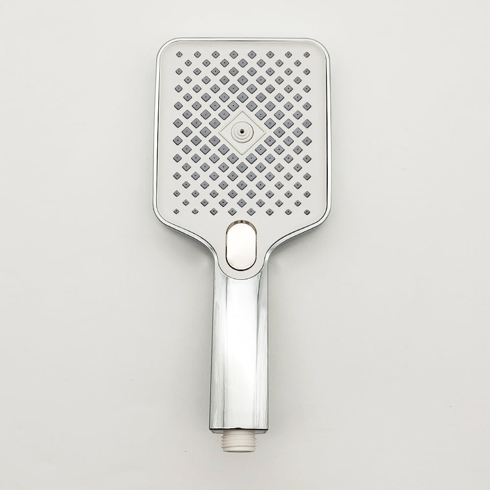 3 Modes Large Flow High Pressure Shower Head Big Panel Water Saving ...