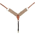 thumbnail image 1 of Martin Saddlery 3-inch Mohair-Alpaca Fiber Breastcollar, Natural, 1 of 3