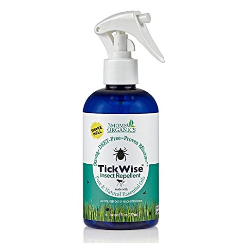 3 Moms Organics TickWise 8oz Extra Strength, DEET Free, Tick and