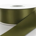 thumbnail image 1 of 3" Moss Green Double Faced Satin Ribbon 100 Yards, 1 of 3