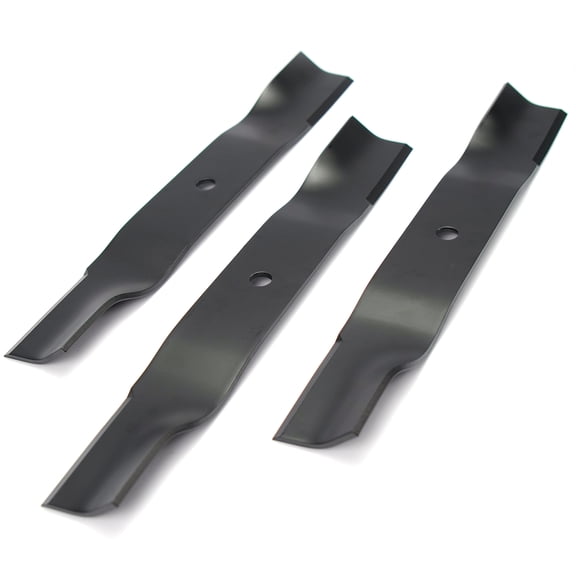 3 Mower Blades For Bobcat 52" Predator Pro Procat FastCat Pro XRZ CRZ 112111-02 Powder Coated Black