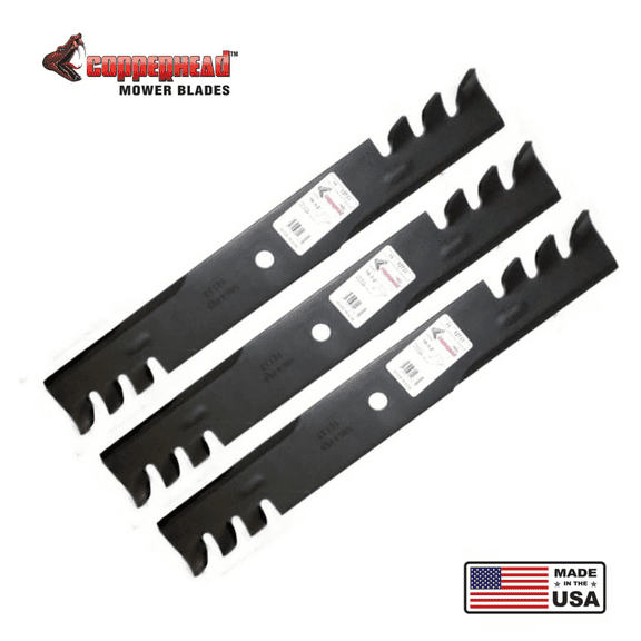 3 Mulch Blades for Hustler Raptor SD 797704 797712 54" Deck Mower XR7 SUPER Z