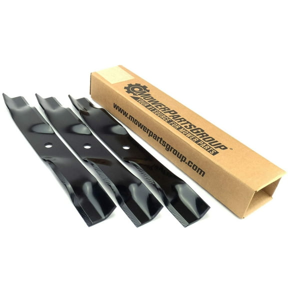 (3) Mulching Blades for Exmark 52" Laser Z - 103-6582-S, 103-6584-S, 633484