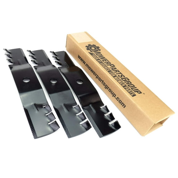 (3) Mulching Blades for John Deere 48" 7-Iron Deck M136194