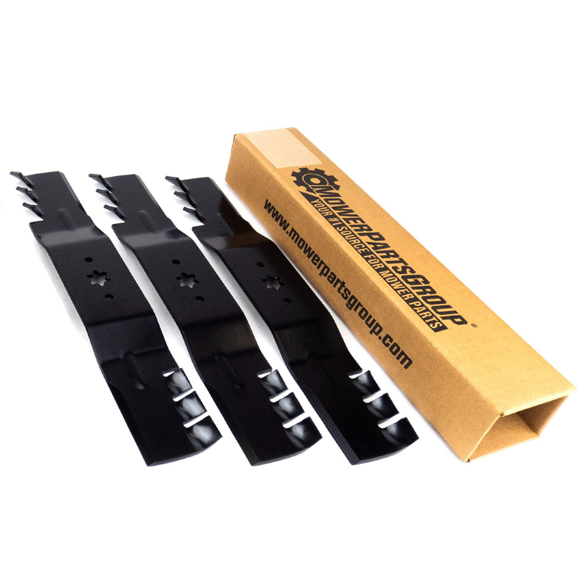 (3) Mulching Style Blade Compatible With MTD 942-0677-X 742-0677A ...