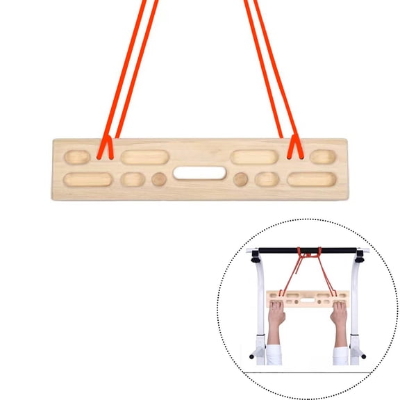 3. Multi-Grip Rock Climbing Fingerboard Doorway-Mounted Hand Strengthener & Pull-Up Training Equipment