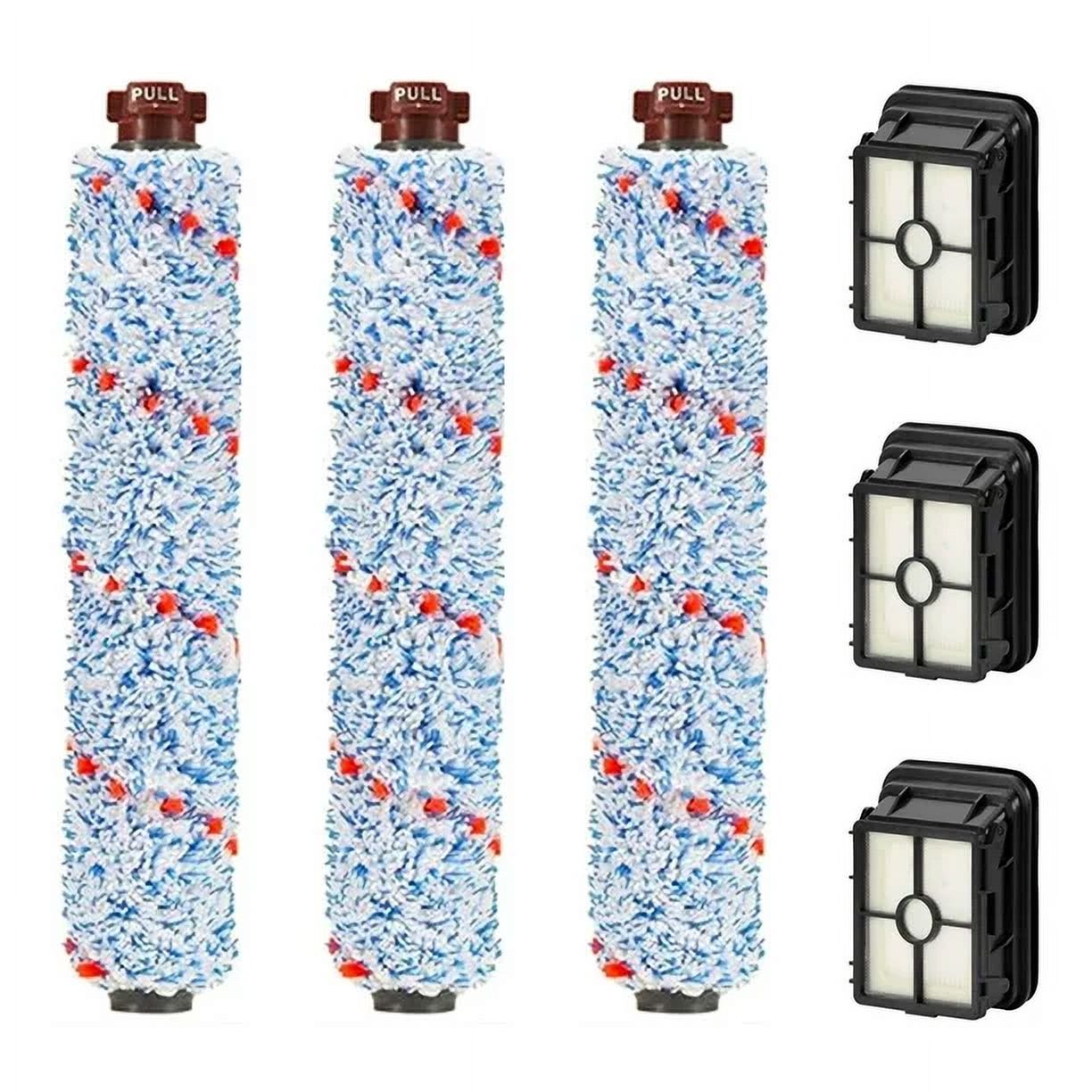 3 MultiSurface Brush Rolls 1868 & 3 Filters 1866 Replacement for