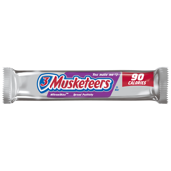 3 Musketeers 100 Calories Chocolate Candy Bar, 0.67 oz