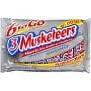 3 Musketeers Full Size Whipped Up Fluffy Chocolate Candy Bars, 12.78 Oz., 6 Count
