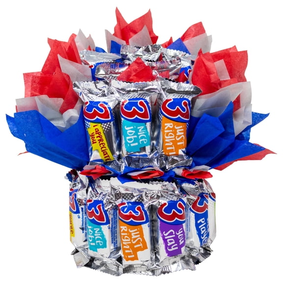 3 Musketeers Fun Size Candy Bouquet
