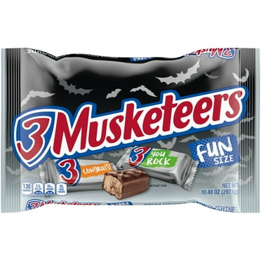 3 Musketeers Spooky Fun Size Halloween Chocolate Candy, 10.48 oz Bag