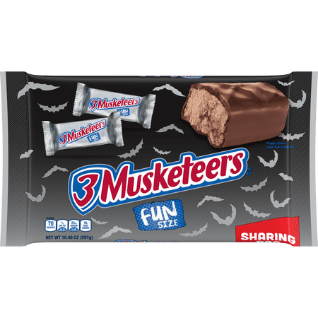 3 Musketeers Spooky Fun Size Halloween Chocolate Candy, 10.48 oz Bag