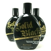 3 NEW Millennium SOLID BLACK SPECIAL RESERVE 200X TANNING BED LOTION 13.5 OZ