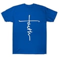 thumbnail image 1 of 3 Nails 1 Cross Faith Cross Christian Graphic T-Shirt for Men & Women, Sizes M–2XL, 1 of 5