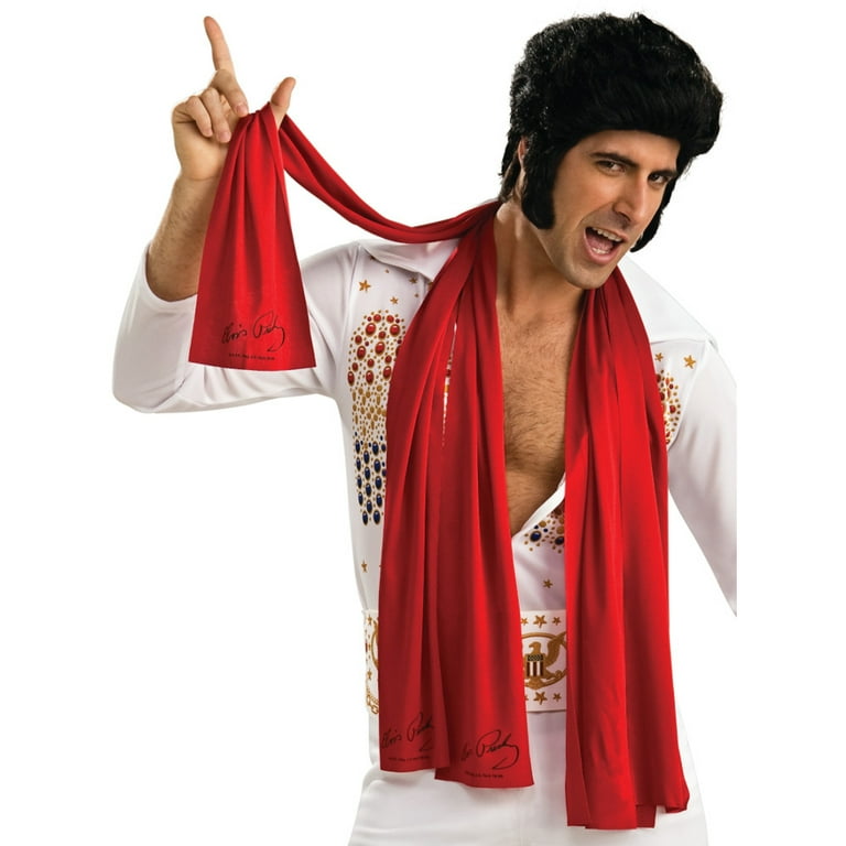 2022 King of Rock and Roll Elvis Aaron Presley Singer Suit Outfit B Edition  White Cosplay Costume