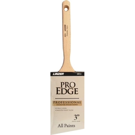 3" Nylon/Poly Ang Sash Paintbrush Linzer Products Linzer Brush 2853-3