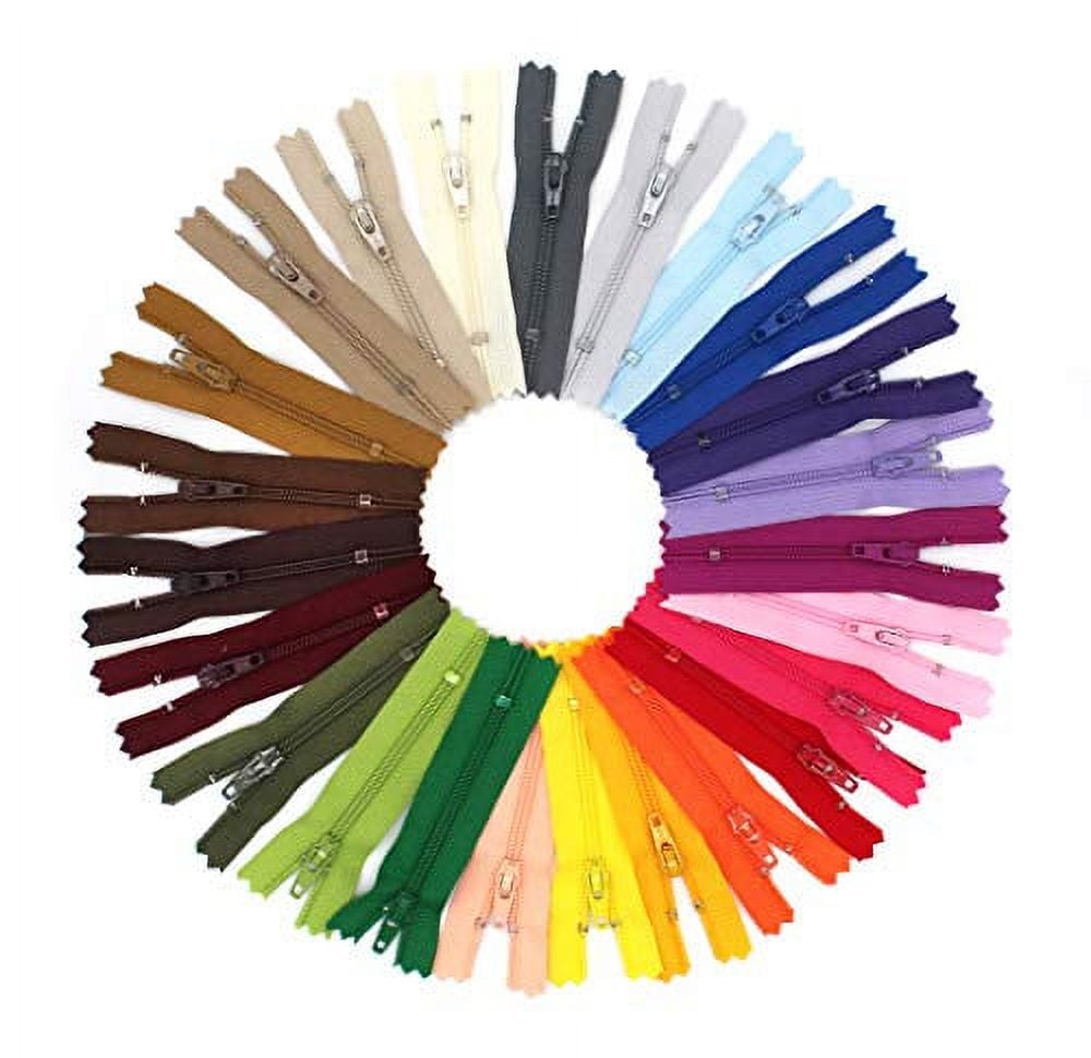 3 Nylon Zippers Request Your Own Colors for Your YKK Zipper Assortment Made in The USA