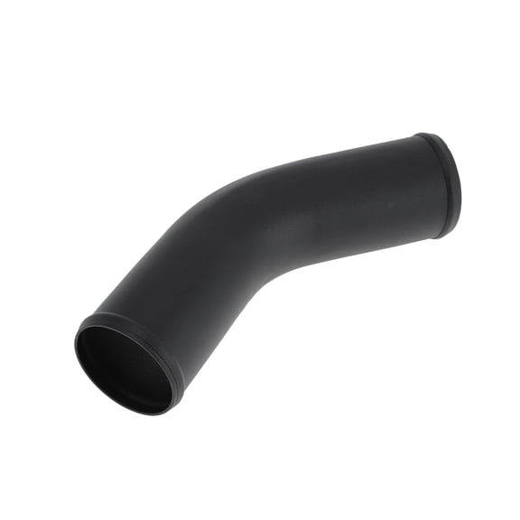 3" OD 45 Degree Bend 6064 Aluminum Alloy Tube Intercooler Pipe Surface Blasting Air Intake Connection Hose W/ Double Bead Roll 5.9" Length Black
